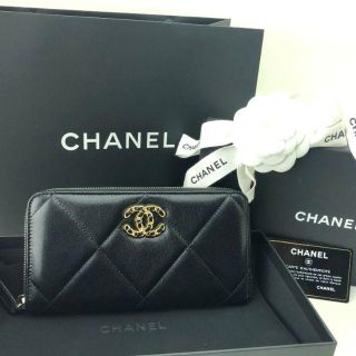 シャネル(CHANEL)の【新品】[CHANEL] シャネル 19 ロング ジップ ウォレット 長財布(財布)