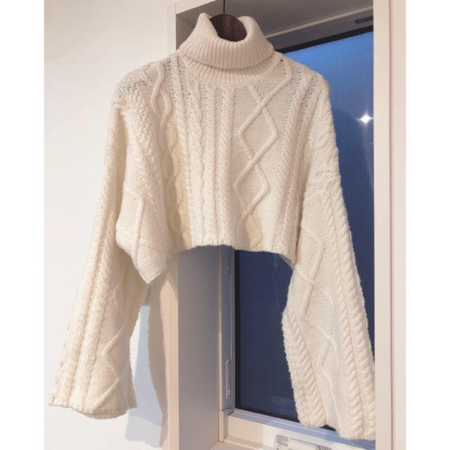 Ron Herman - 佐々木希着用 ELIN 17AW エリン ケーブルタートルネック