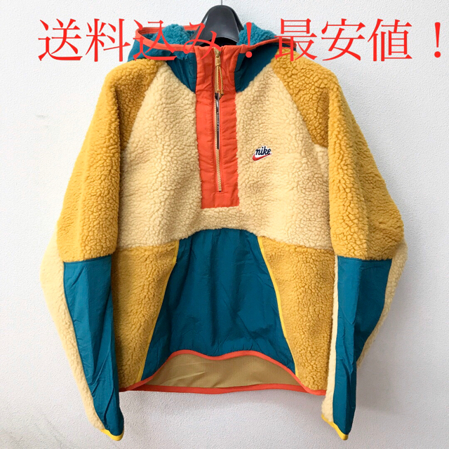 NIKE(ナイキ)のナイキ　ボア　フリース　アノラック　ハーフ　ジップ　パーカー　サイズ各種　新品 メンズのトップス(パーカー)の商品写真