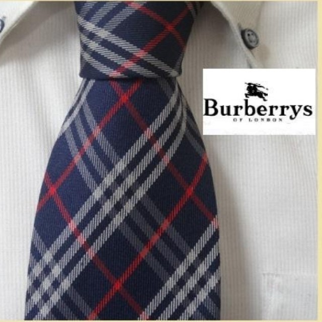 BURBERRY(バーバリー)の美品★バーバリーBURBERRYS★【チェック柄】ハンドメイド高級ネクタイ★希少 メンズのファッション小物(ネクタイ)の商品写真