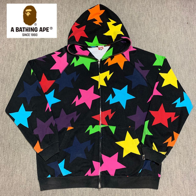 A Bathing Ape BAPE 初期 NIGO 総柄 スターパーカー