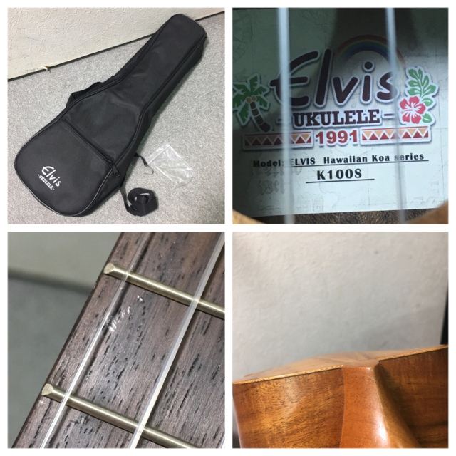 ハワイアンコア ソプラノウクレレ ELVIS 楽器のウクレレ(ソプラノウクレレ)の商品写真