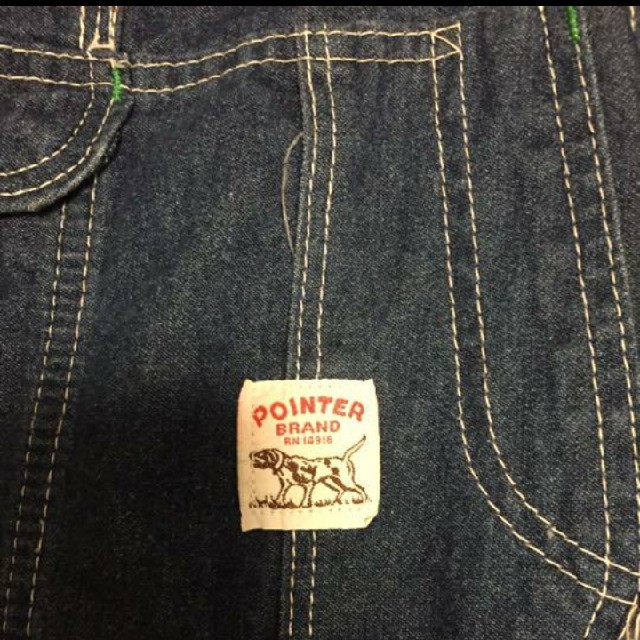 POINTER(ポインター)のオーバーオール pointer デニム メンズのパンツ(サロペット/オーバーオール)の商品写真