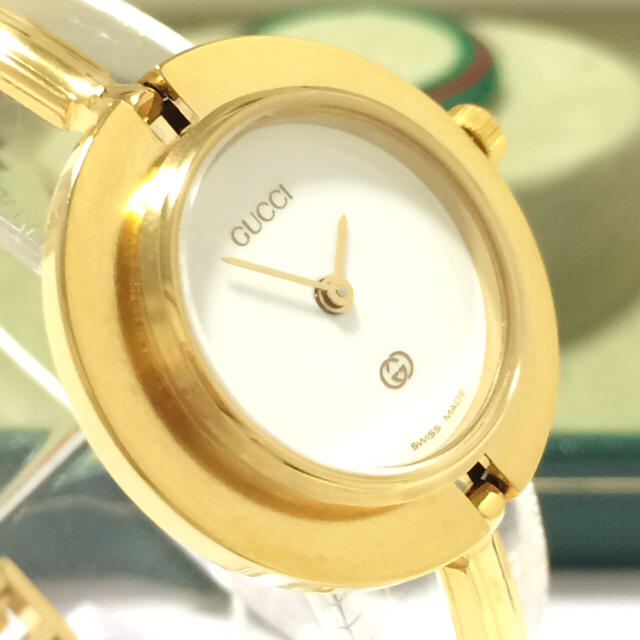 Gucci(グッチ)の7.超美品 グッチ GUCCI 時計 チェンジベゼル レディースのファッション小物(腕時計)の商品写真