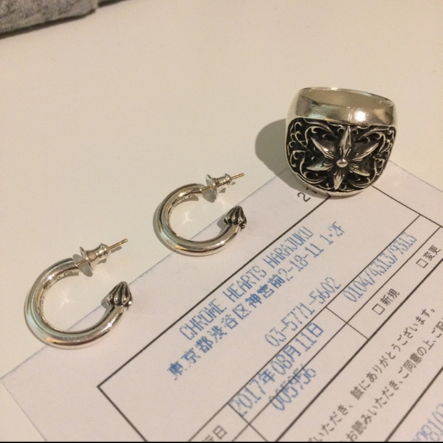 Chrome Hearts(クロムハーツ)の専用   chromehearts クロムハーツ フープピアス メンズのアクセサリー(ピアス(両耳用))の商品写真