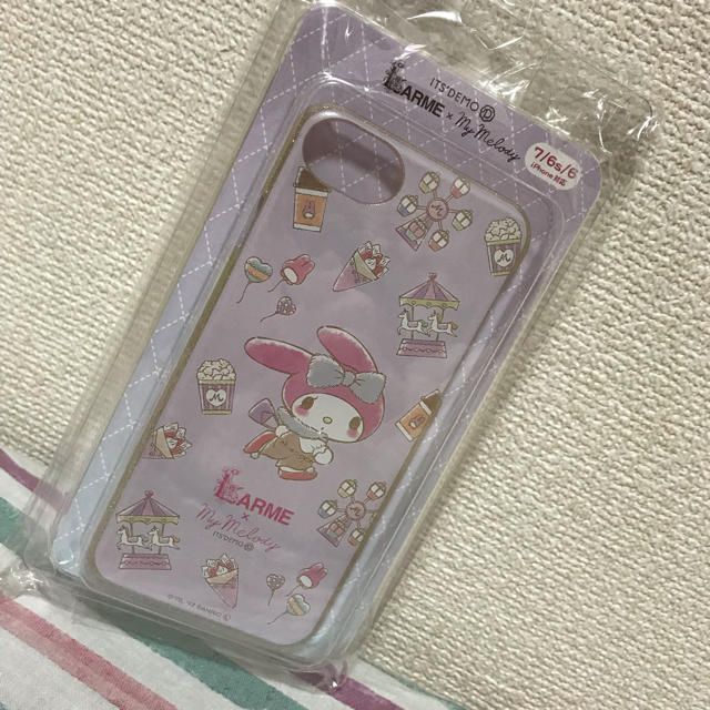 マイメロディ(マイメロディ)のマイメロディ♥LARME♥iPhoneケース スマホ/家電/カメラのスマホアクセサリー(iPhoneケース)の商品写真