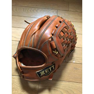 ゼット(ZETT)の超人気 源田選手モデル ゼットプロステイタス 軟式 内野手用グローブ 日本製(グローブ)