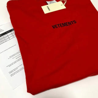 VETEMENTS ロゴプリント ロンT(Tシャツ/カットソー(七分/長袖))