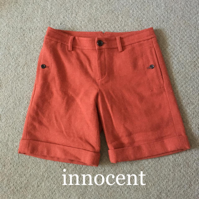 Innocent World(イノセントワールド)の☆イノセント　ウール混ショートパンツ レディースのパンツ(ショートパンツ)の商品写真