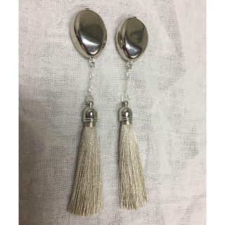 トゥデイフル(TODAYFUL)のしずくビーズ タッセル チェーン ピアス イヤリング♡(ピアス)