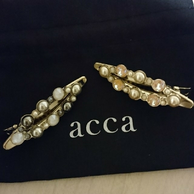 【専用】アッカ acca アーモンドクリップ ピーチパール