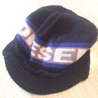 ディーゼル(DIESEL)の美品 ディーゼル DIESEL ニット帽 キッズ(帽子)