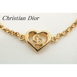 クリスチャンディオール(Christian Dior)の【T91】Christian Dior クリスチャンディオール ハート モチーフ(ブレスレット/バングル)