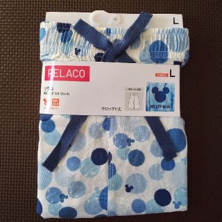 ユニクロ(UNIQLO)のユニクロ　リラコ　ミッキーブルー(ルームウェア)