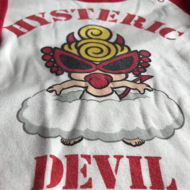 HYSTERIC MINI(ヒステリックミニ)のヒスミニロンT size80 キッズ/ベビー/マタニティのベビー服(~85cm)(シャツ/カットソー)の商品写真