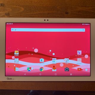 エルジーエレクトロニクス(LG Electronics)のandroidタブレット Qua tab PZ [ピンク] LGT32(タブレット)