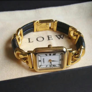 ロエベ 黒 腕時計(レディース)の通販 8点 | LOEWEのレディースを買う