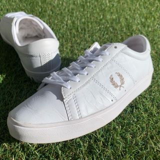 フレッドペリー(FRED PERRY)の美品6 FRED PERRY フレッドペリー スペンサー レザー D45(スニーカー)