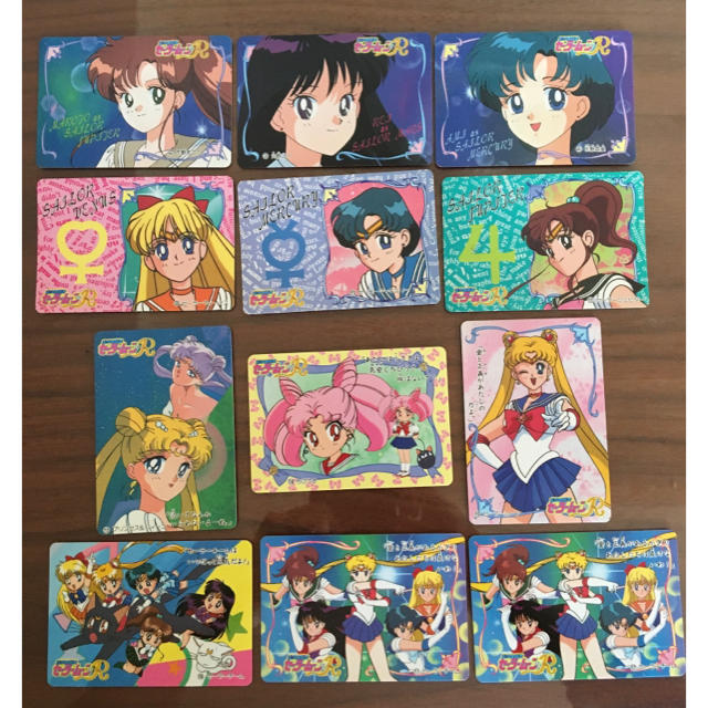 セーラームーン(セーラームーン)の美少女戦士セーラームーン　バンプレカード　16枚セット　当時品 エンタメ/ホビーのアニメグッズ(カード)の商品写真