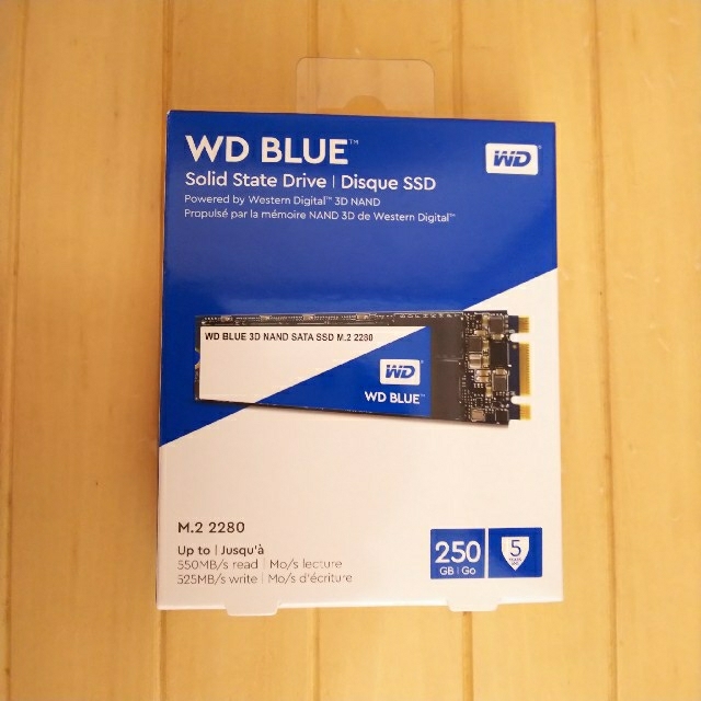 WD BLUE m.2 ssd 新品未使用品