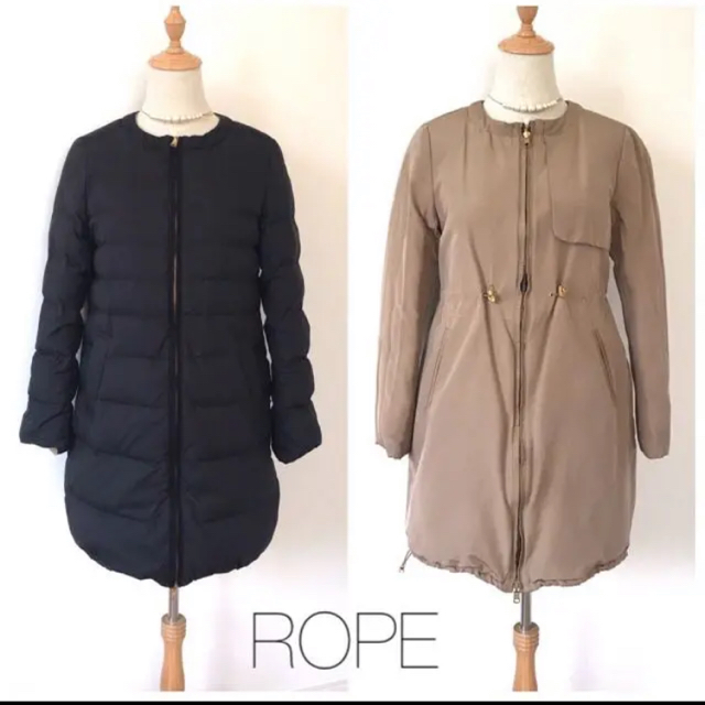 ROPE’(ロペ)のROPE リバーシブルダウンコート　40 レディースのジャケット/アウター(ダウンコート)の商品写真