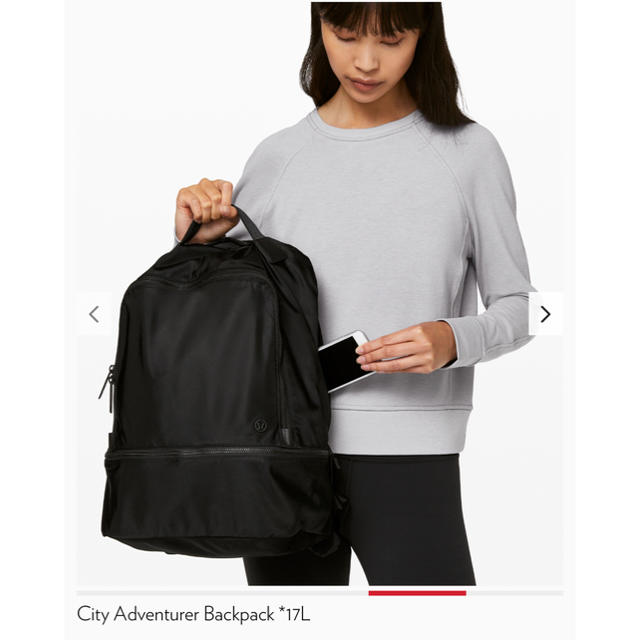 lululemon ルルレモン バックパック City Adventurer 黒