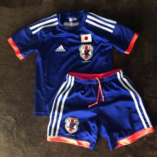 アディダス(adidas)の日本代表ユニフォーム 130cm 上下セット サッカー アディダス(Tシャツ/カットソー)