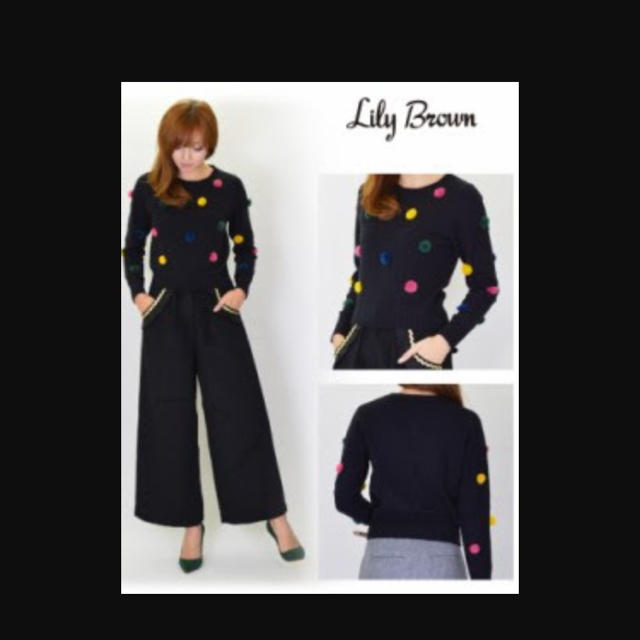 Lily Brown(リリーブラウン)のカタログ掲載！ レディースのトップス(ニット/セーター)の商品写真