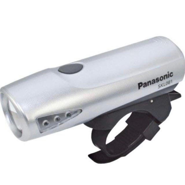 Panasonic(パナソニック)のパナソニック  LED 自転車　ライト　シルバー スポーツ/アウトドアの自転車(パーツ)の商品写真