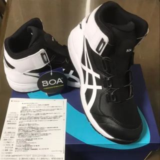 アシックス(asics)のアシックス 新品  安全靴  ウィンジョブ CP304BOA黒／白26.5センチ(その他)