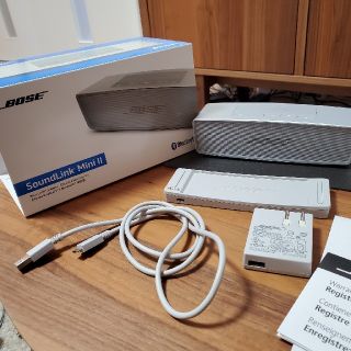 ボーズ(BOSE)の【中古】BOSE SoundLink MiniⅡシルバー(スピーカー)