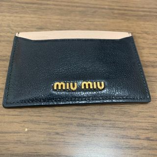 ミュウミュウ(miumiu)の☆美品☆miumiu パスケース (パスケース/IDカードホルダー)