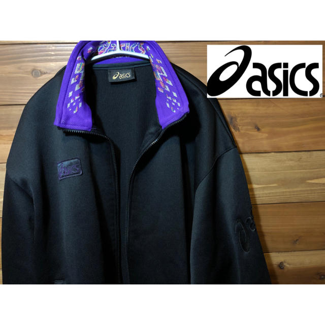 レア!asics アシックス 90's レトロ ジャージ トラックジャケット | フリマアプリ ラクマ
