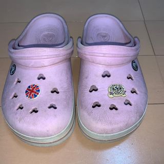 クロックス(crocs)のクロックス 22㎝ ディズニー ピン付 ミッキーマウスコラボ(サンダル)