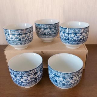 有田焼　湯呑茶碗　5個セット(グラス/カップ)