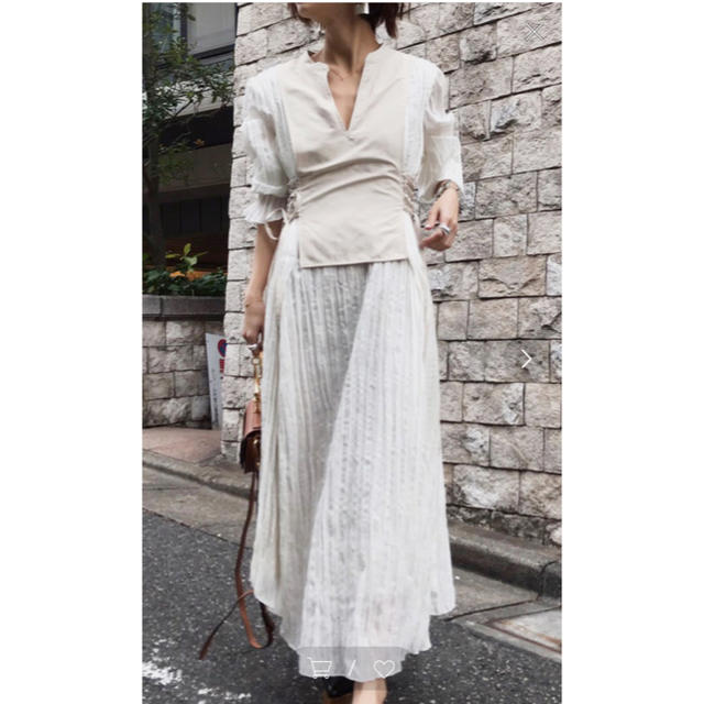 Ameri VINTAGE(アメリヴィンテージ)のAMERI WASHI LAYERED DRESS   サイズS レディースのワンピース(ロングワンピース/マキシワンピース)の商品写真