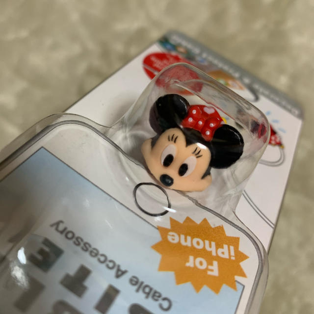 Disney(ディズニー)の新品＊ケーブルバイト ミニー スマホ/家電/カメラのスマートフォン/携帯電話(その他)の商品写真