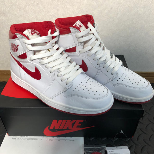 新品 28cmNIKE AIR JORDAN 1 OG metallicred