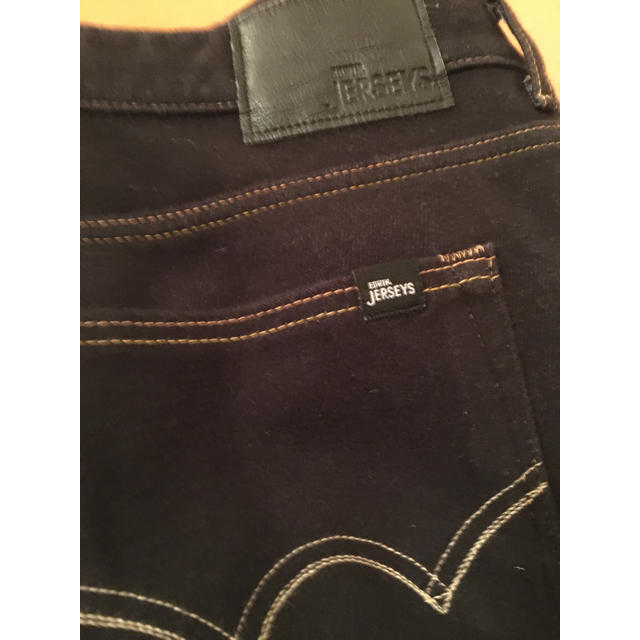 EDWIN(エドウィン)のエドウィン　WILD FIREジャージーズレギュラーストレート　ブラックL  メンズのパンツ(デニム/ジーンズ)の商品写真