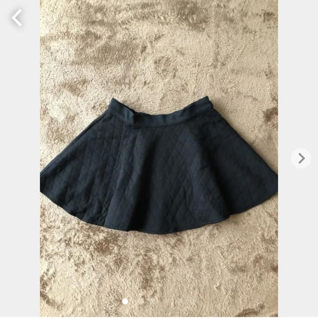 INGNI(イング)のINGNI イング // キルトスカート : BLACK【Ｍ】 レディースのスカート(ミニスカート)の商品写真