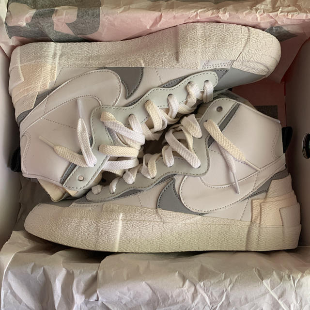 NIKE sacai MID blazer ブレーザー ホワイト 26.5cm | www.jarussi.com.br