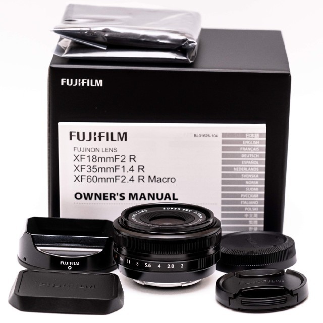 [新品]FUJIFILM 富士フイルム レンズ xf18mm f2 r