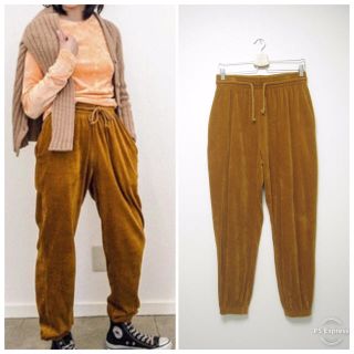 ロンハーマン(Ron Herman)の18aw BASERANGE ベースレンジ ベロア スウェットパンツ*ATON(カジュアルパンツ)