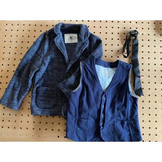 ザラキッズ(ZARA KIDS)のZARA AcanB(ジャケットベストネクタイ)セレモニー3点セット110(その他)