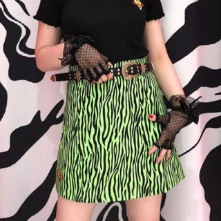 ユニフ unif カワイイ緑スカート