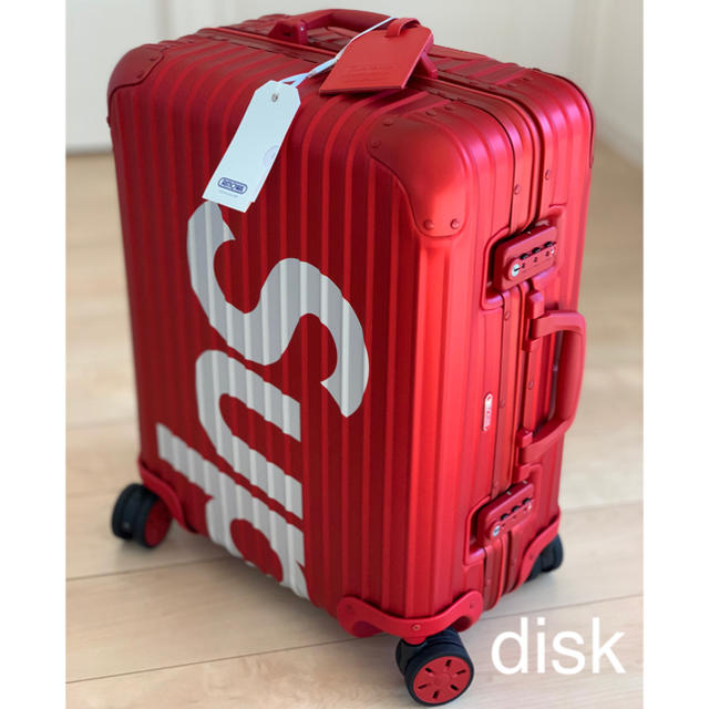 Supreme RIMOWA Topas Multiwheel 45L Red