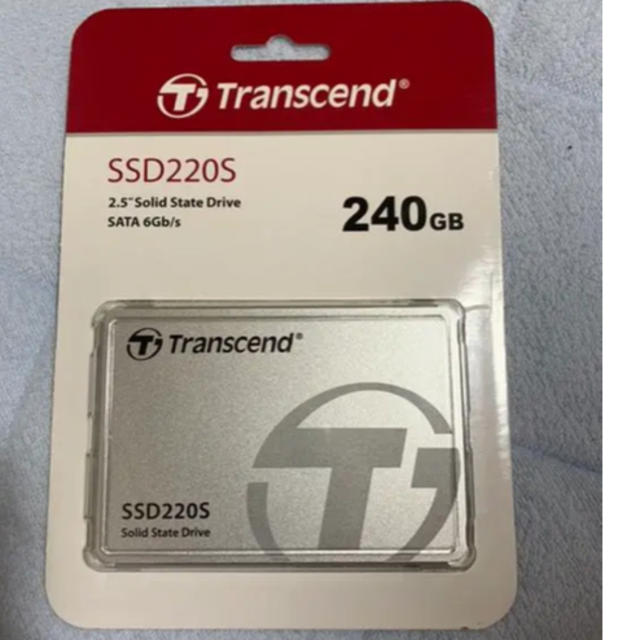 Transcend SSD220S 240GB スマホ/家電/カメラのPC/タブレット(PCパーツ)の商品写真