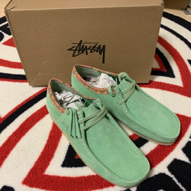 【新品未使用、未試着】STUSSY×CLARKS WALLABEE 26.5㎝