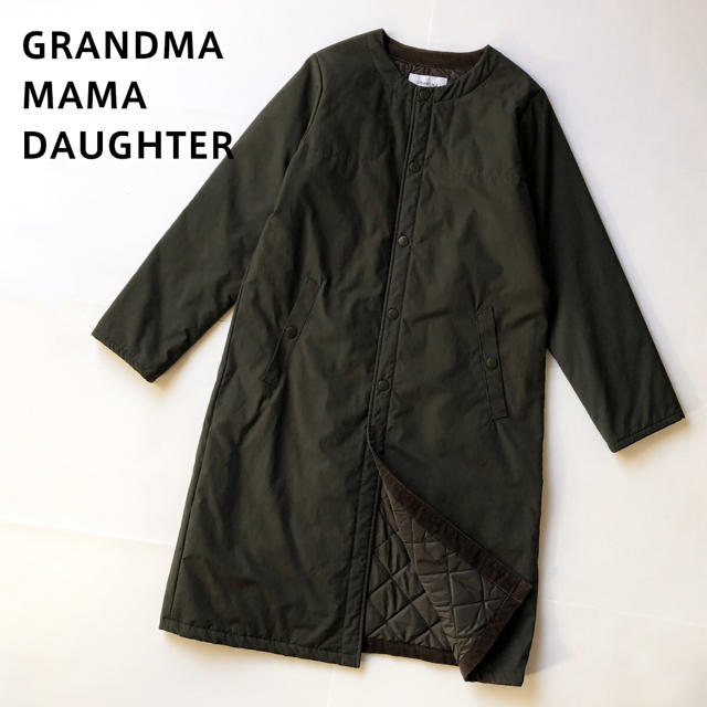 グランマママドーター ノーカラー キルティングコート サイズ0 GRANDMA | フリマアプリ ラクマ