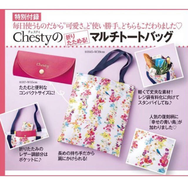 Chesty(チェスティ)の美人百花11月号 チェスティトートバッグ レディースのバッグ(トートバッグ)の商品写真